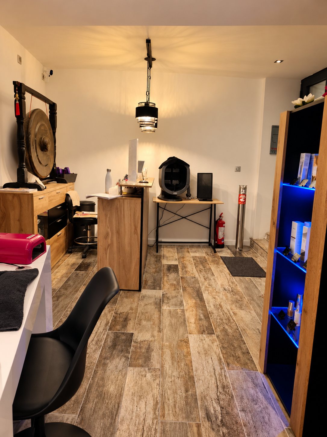 L'accueil de l'institut Ô Cocooning